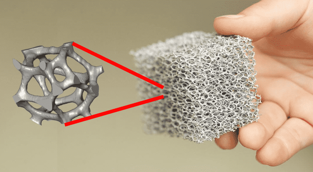 metal-foam-showing-cell